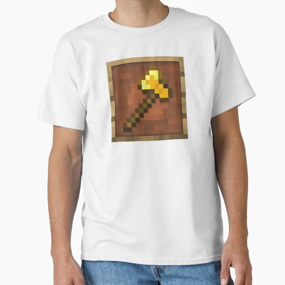 Gold Axe Item Frame Minecraft Tshirt Gold Axe Item Frame Minecraft Tshirt